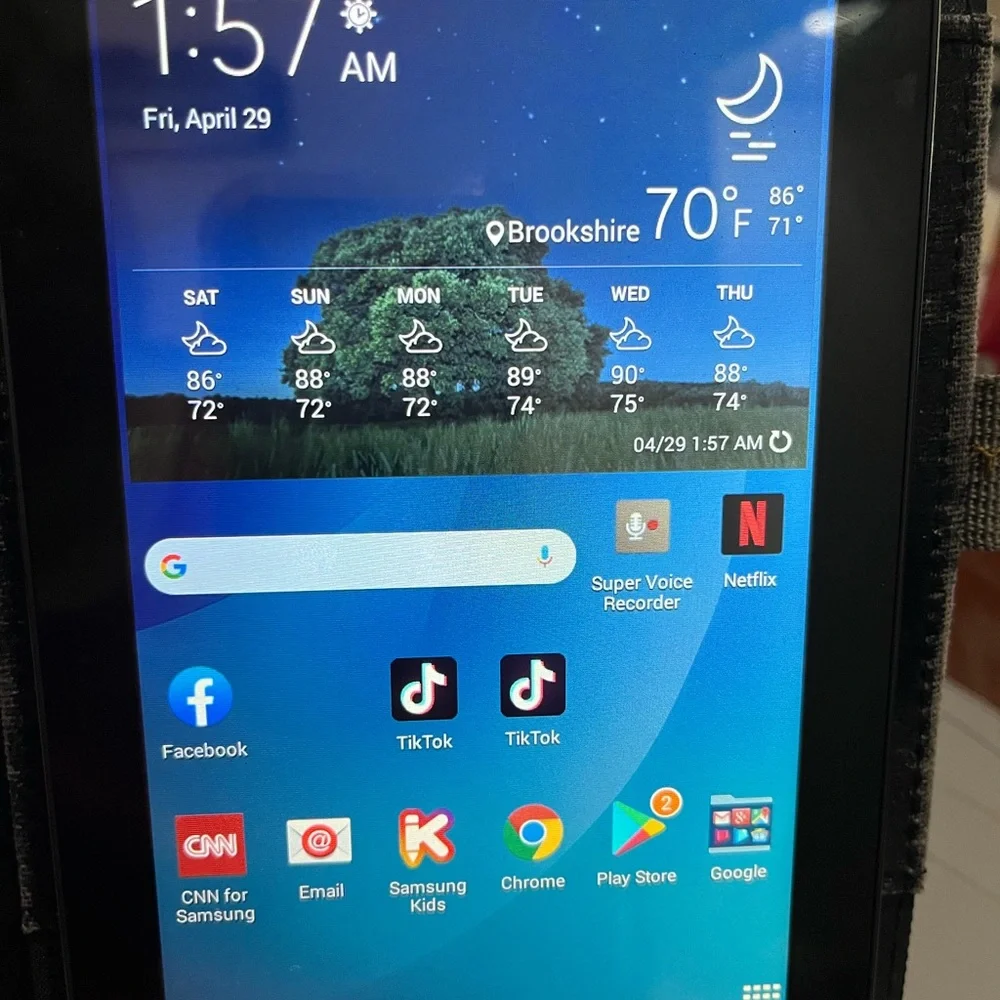 Samsung Tablet SMT113 8GB Black